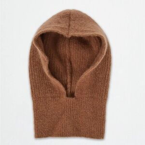 JANESSA LEONE. WHISKEY HAZEL WOOL HOOD